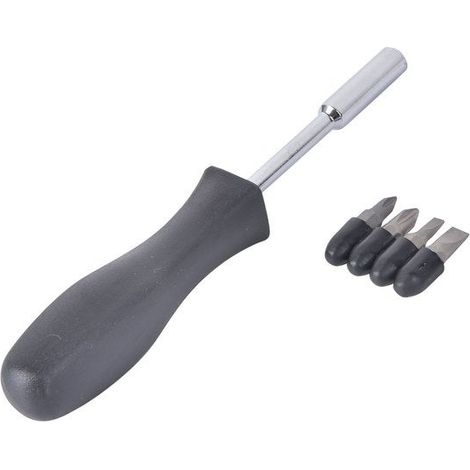CENTRALE BRICO Tournevis porte-embouts + 4 embouts Mern0149