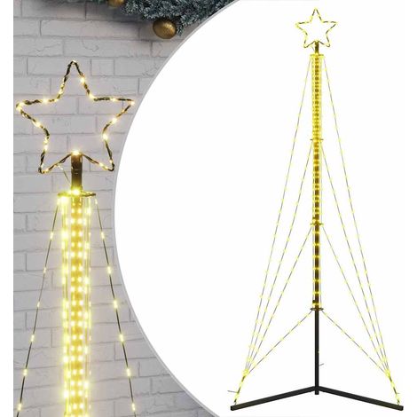 Albero di Natale  Albero natalizio  Albero festivo a LED 483 LED Bianco Caldo 240 cm (1/5)