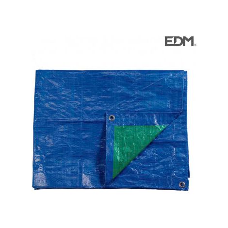 Toldo 2x3m de doble cara Color Azul/Verde densidad 90g/m² EDM