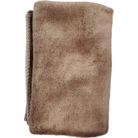 Panno in microfibra per la pulizia, non abrasivo, riutilizzabile e lavabile, ideale per il lavaggio e la lucidatura dell'auto - 60 x 160 cm, marrone (confezione da 2) (1/4)