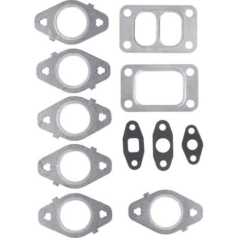 11 pièces de remplacement de jeu de joints de collecteur d'échappement de moteur pour Dodge pour Cummins 1998.52007 5.9L ISB 24V (1/5)