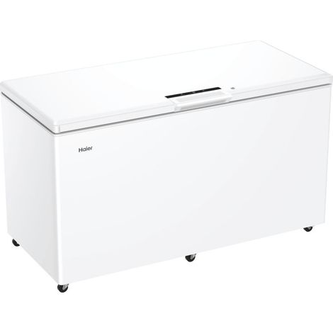 Haier – Congélateur coffre 508L – Classe E – Dégivrage manuel – Froid statique – Dim. 84.5x154.5x75 cm – HCE520E