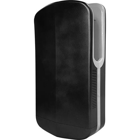 Asciugamani elettrico 1450W automatico salvaspazio nero (1/5)