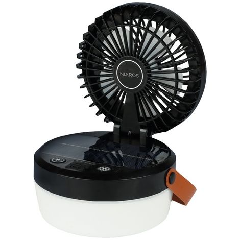 Mini ventilador solar Atabey con luz