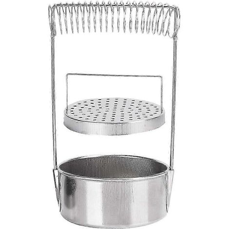 Nettoyeur pour pinceaux à huile, support pour nettoyeur de pinceaux à huile, support de filtre de nettoyage pour pinceaux en acier inoxydable (1/5)