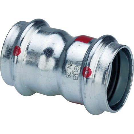 Viega Prestabo-Muffe, d 12mm Stahl unlegiert, verzinkt Modell 1115, 604424 (1/2)