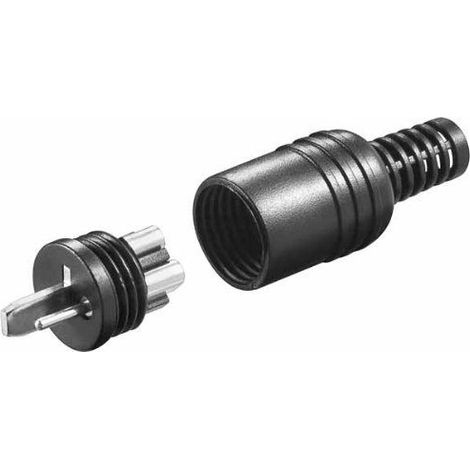 Conector audio para altavoz macho  Negro (1/4)