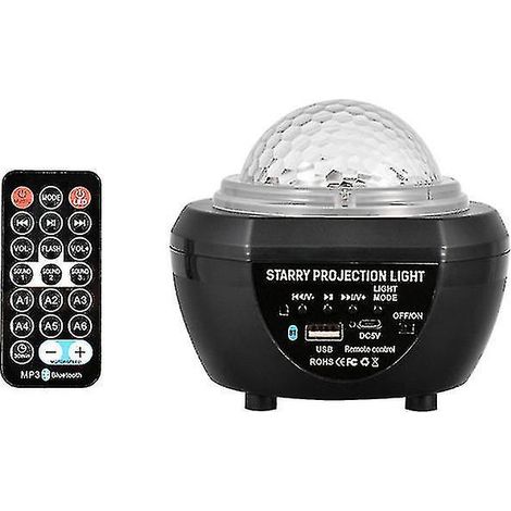 Veilleuse pour enfants, plafonnier rechargeable, lampe à projection vagues, veilleuse LED colorée (1/2)