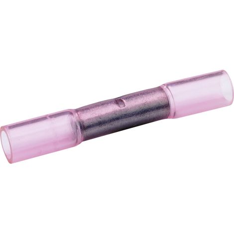 DSG Canusa 7931100302 Stoßverbinder mit Schrumpfschlauch 0.50 mm² Vollisoliert Rot 1 St.