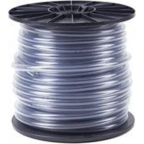 Tuyau Cristal 100m 10x14 mm - Sur Touret - Flexible et Résistant - Idéal pour Irrigation - D-Work