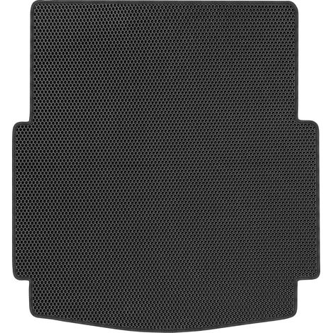 Alfombrilla de maletero de EVA para Audi A4 B8 Sedán (2008-2015), revestimiento tipo panal - NEGRO (1/5)