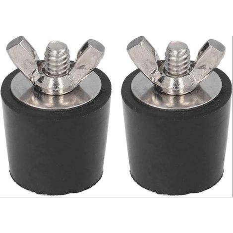 Lot de 2 Bouchon Hivernage Piscine, Bouchons d'hiver Caoutchouc 25 mm, Tuyauterie Spa Piscine Hiver Entretien Raccords, éviter Dommages Gel Canalisa (1/5)
