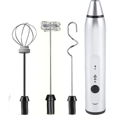 Batteur à œufs électrique sans fil à plusieurs vitesses, rechargeable par piles, en forme de ballon, pour œufs et milkshakes.