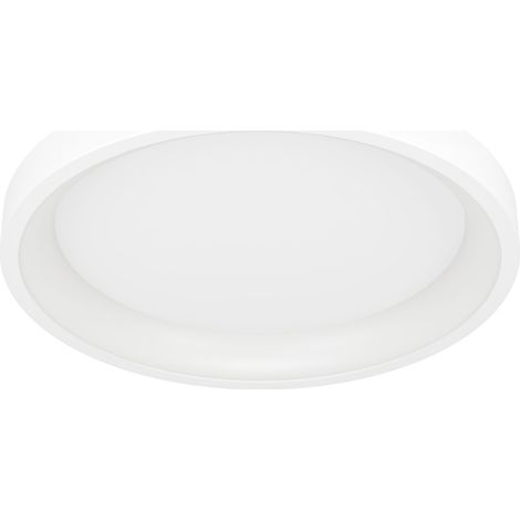 Plafoniera Moderna Loretello-Z Acciaio Bianco Plastica Led 19,6W 2430Lm Ip20 (1/3)