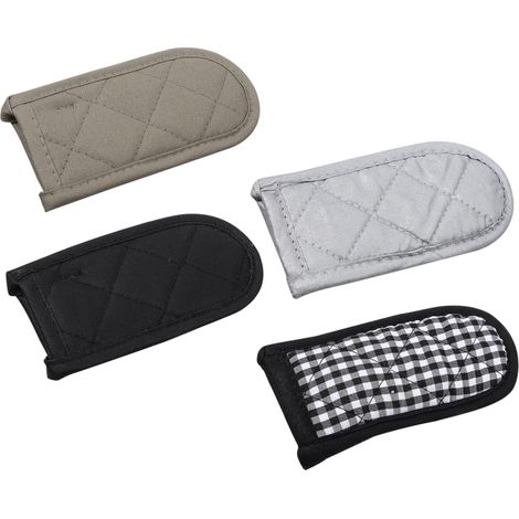 Housses Anti-brûlure Manchons Isolants Universels 4pcs Prise Confortable pour Poignées de Casseroles en Coton pour Poêles et Woks Cuisine et (1/5)