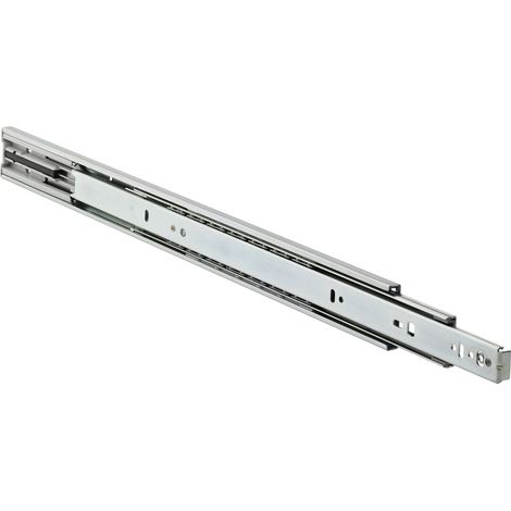 Accuride 3832EC-D Kugelkäfigführung Soft Close - Schubkastenauszug Länge 550mm Vollauszug Tragkraft 45kg, Stahl verzinkt (1/4)