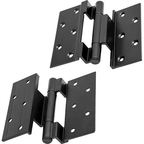cerniere per porte, cerniere per porte a battente, profili in alluminio da 50 mm, cerniera pieghevole, adatte per finestre e armadi.