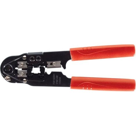 Toolland Alicates de enrollamiento, con conector modular 8p8c (RJ45) (1/2)