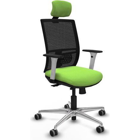 Sedia da ufficio piqueras y crespo Yunquera bianco schiuma ergonomica (1/2)