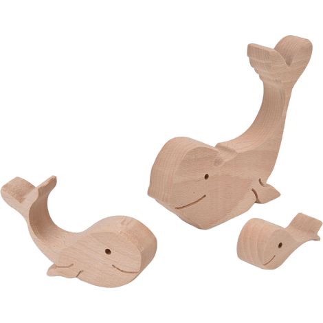 Statuette de Lapin Sculptée Main en Bois - Miniature Animaux Mignons pour Décoration d'Intérieur - Idée Cadeau Original B11 (1/5)