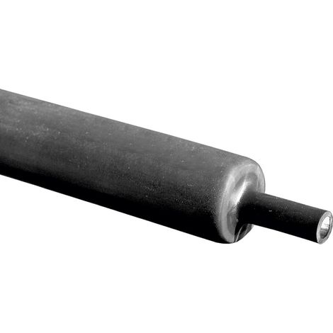 Gaine thermorétractable RS PRO, Diam. 30mm, Long. 100cm, Rétreint 3:1, 4:1, Noir ( Prix pour sachet de 1 Mètres )