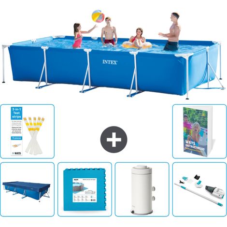 Rechteckiger Frame Pool - 450x220x84 cm - 7-teilig S9
