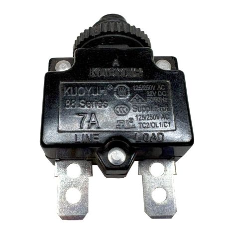 Thermoschalter Leistungsschalter Motorschutzschalter 88 Series 250V 7A 2Pin Reset Schalter Überlastschutzschalter für Kompressor uvm. (1/5)