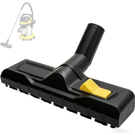 Brosse de sol universelle pour aspirateur eau et poussière Kärcher WD3, WD4, WD5, WD6, avec interrupteur à pied, raccord 35 mm (1/5)