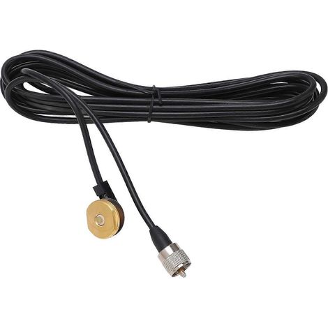 m langes Antennenkabel für Auto-Walkie-Talkies mit Basisstecker, flexibles Kupferkabel für mobile Funkgeräte im Fahrzeug