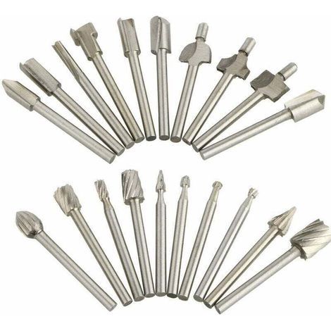 20er-Pack Dremel-Hartmetall-Schneidaufsätze für Rotationsschleifer - Crezuo