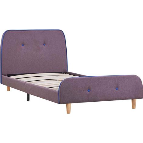 Maison Exclusive - Estructura de cama sin colchón tela taupe 90x2 (1/5)