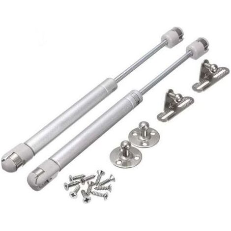 Vérins à gaz pour meuble 80N – Lot de 2 vérins 263mm – Amortisseurs pour portes en bois et aluminium – Installation simple et sécurisée GAZ 80 N (1/5)