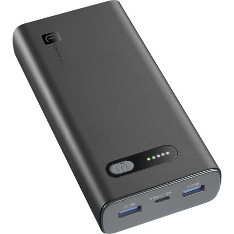 Cellularline PBFAST01PD20000K batería externa Ión de litio 20000 mAh Negro