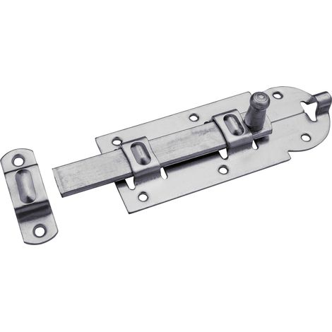Querriegel gerade mit Schlaufe, Platte 60 x 25 mm, verzinkt (1/3)