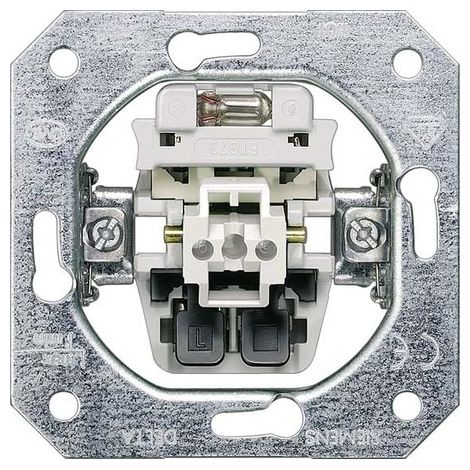 Siemens Kontroll-Ausschalter mit LED DELTA Geräteeinsatz UP 5TA2150