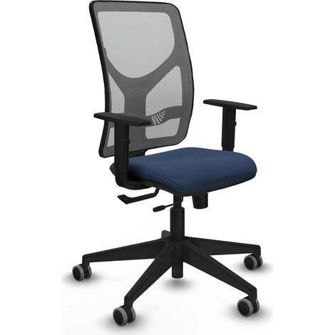 Silla de oficina piqueras y crespo Motilla negro soporte lumbar ajustable (1/2)