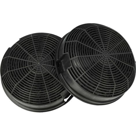 vhbw 2x filtro a carboni attivi sostituisce SCHOLTÈS C00392856, C00382871, C00384662, C00345797 per cappe aspiranti - 15,3 cm