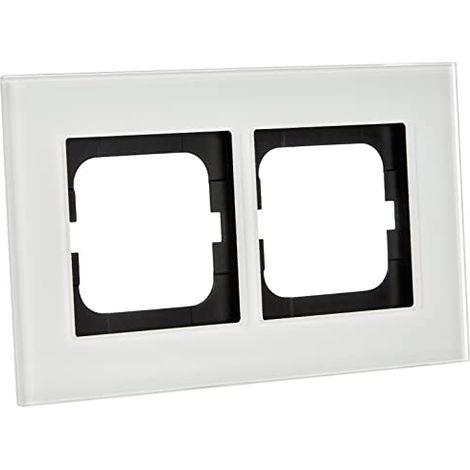 Busch-Jaeger Telaio 2-fach Carat bianco in vetro elegante (1/4)