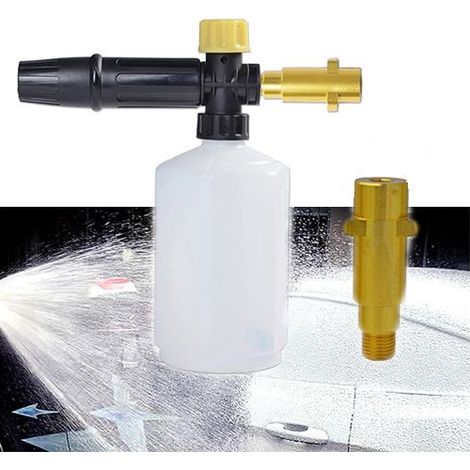 Canon à mousse Kärcher 600ml – Buse réglable pour nettoyeur haute pression série K – Nettoyage voiture et surfaces domestiques (1/5)
