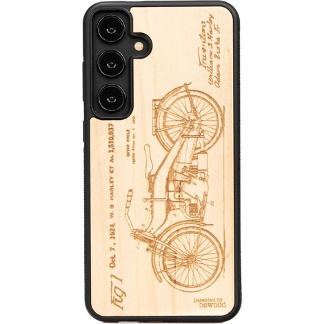 Bewood Holzhülle für Samsung Galaxy S24 FE 5G HARLEY PATENT ANIEGRE (1/4)