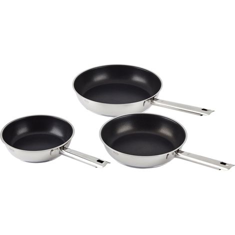 Set di 3 Padelle in Acciaio Inossidabile RÖSLE ÉLÉGANCE (1/3)