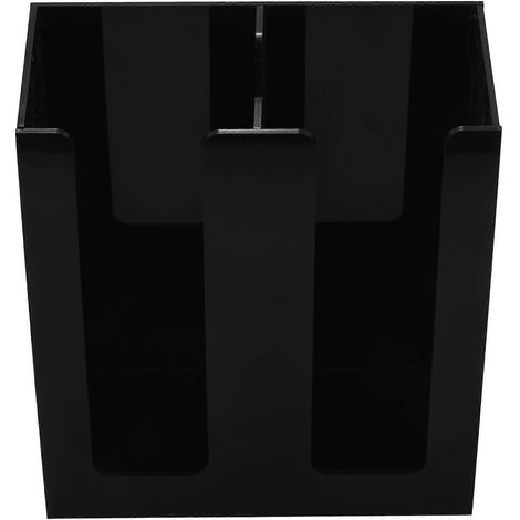 Distributeur de manchons pour gobelets et couvercles à café, porte-gobelets, porte-gobelets double, support de rangement pour gobelets en papier (1/5)