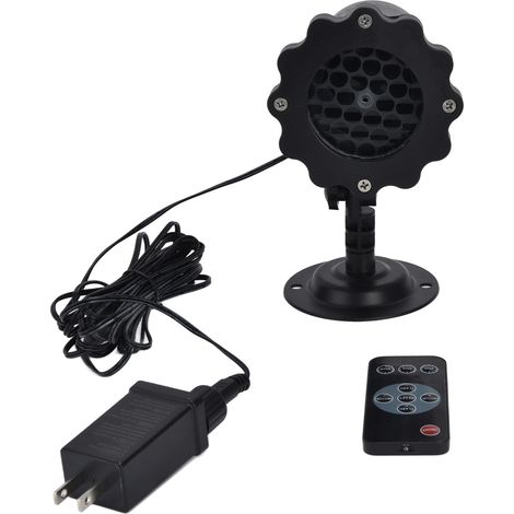 Projecteur lumineux flocon de neige de Noël étanche IP65, éclairage décoratif pour Halloween, Noël et autres fêtes, 100-240 V (1/5)