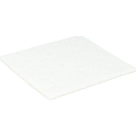 FELTRINO ADESIVO RETTANGOLARE 50 X 100 MM. - BIANCO - 1 PZ.