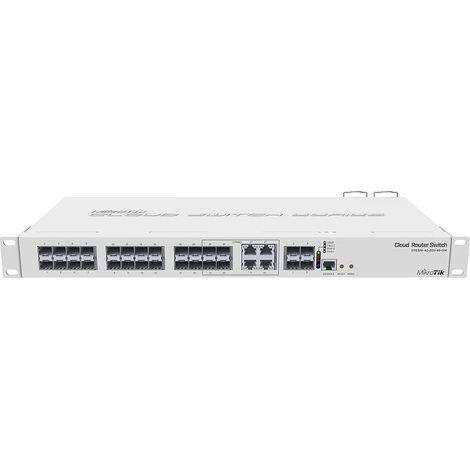 MIKROTIK RouterBOARD Cloud Router Switch CRS328-4C-20S-4S+RM + L5 (800MHz 512MB RAM 4x GLAN, 20x SFP, 4xSFP+) rack (1/3)