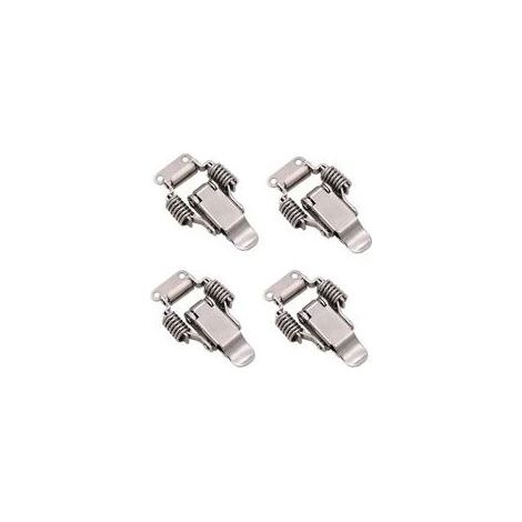 pièces de loquet de serrage en acier inoxydable, loquet de boîte de verrouillage à levier, outil à main à dégagement rapide, porte en métal à forte capacité de charge pour boîte, tiroir, armoire (1/5)