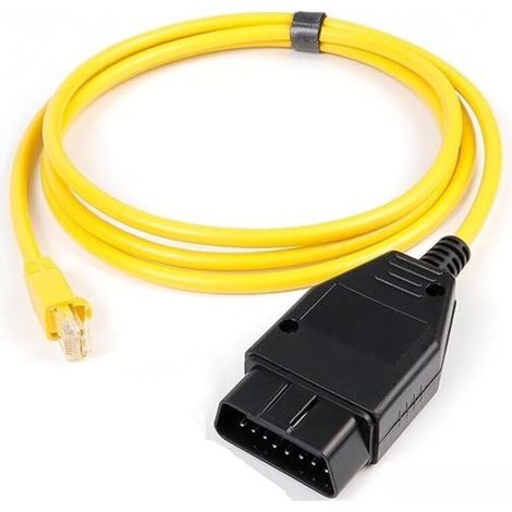ENET OBDII RJ45 Ethernet Cable for Interface Coding, 2m, Compatible with G F-Series (thin) (1/4)