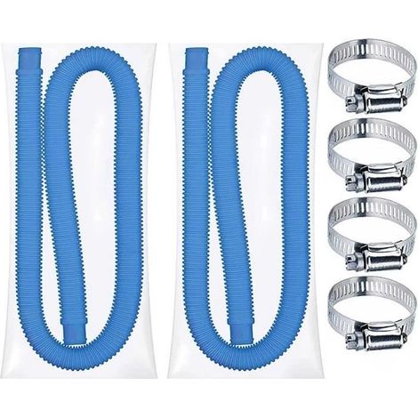 Tuyau de rechange JHKG pour piscines hors sol, tuyau de remplacement pour piscine, kit d'accessoires pour tuyau de pompe (1/4)