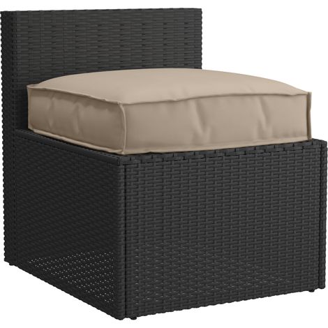 Coussin d'extérieur,Coussin pour assise de palette Taupe 60 x 60 x 12 cm CFW297701 (1/5)