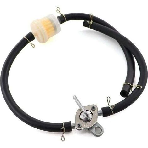 Kit universel de robinet de commutateur d'essence de robinet de carburant pour des réservoirs de moteur à gaz de générateur (1/4)